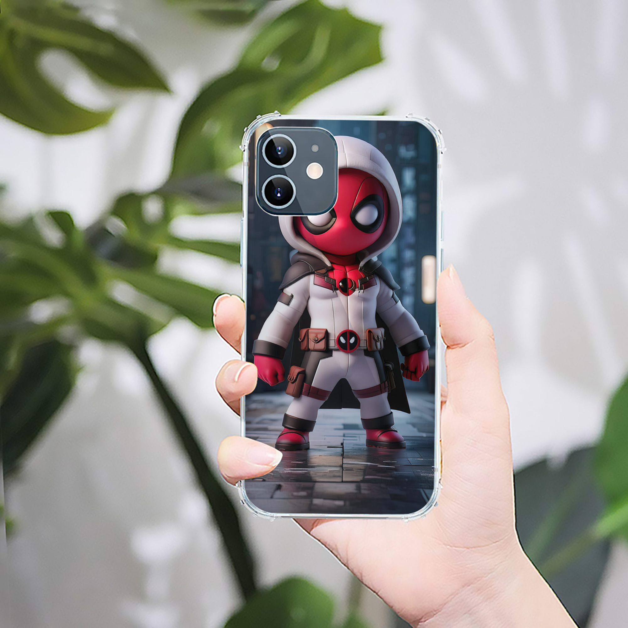 （画像用） Deadpool デッドプール 【iPhone 12シリーズ対応】透明スマホケース（クリアソフトケース）